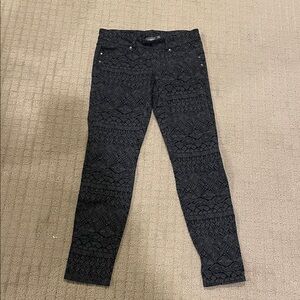 Athleta Charcoal Patterned Pants